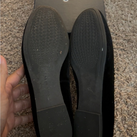 Cole Haan Womens Studded Velvet Tali Bow Round Toe Loafers - Picture 4 of 4